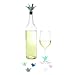 Umbra 7 Piece Origami Wine Bottle Stopper and Wine Charms, Multicolor