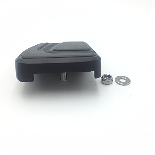 HTT Motorcycle Black Small Airflow Groove Brake Pedal Pad For Harley Davidson Bad Boy FXSTSB Springer Softail FXSTS Custom Vehicle Operations FXDWG3 FXDWG3 Springer Softail FXSTS