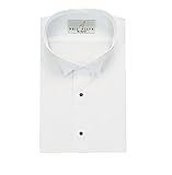 Neil Allyn Men's Tuxedo Shirt Wing Collar 1/8 Inch Pleat