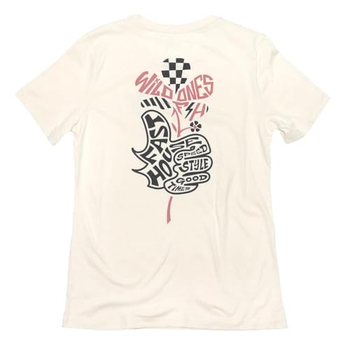 FASTHOUSE Women's Garden Party Short Sleeve Tee (Natural, Medium) at Amazon