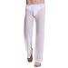 iEFiEL Mens Mesh See Through Home Lounge Pants Nightwear (XL, White)