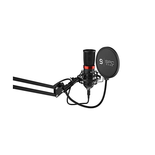 SPC Gear SM950 Streaming USB Mikrofon, schwarz