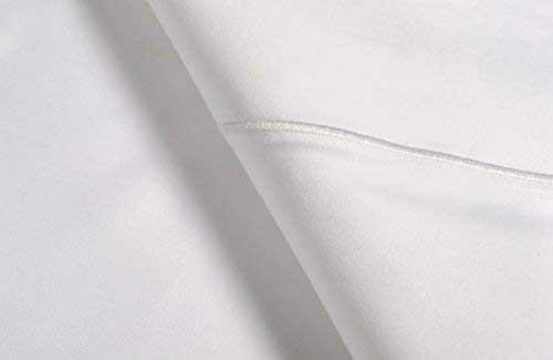 800 Thread Count Best Bed Sheets 100% Egyptian Cotton Sheets Queen Set - Pure White Long-staple Cotton Queen Sheet For Bed, Fits Mattress Upto 18'' Deep Pocket Soft Sateen Weave Sheets and Pillowcases