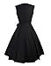 YACUN Women's Vintage Floral 1920s Rockabilly Swing Cocktail Party Dress