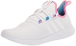 adidas Women's Casual Running Shoe, White/Acid