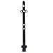 Lego Parts: Boat Mast 2 x 2 x 20 with Holes (Black)