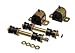 Energy Suspension 85123G Sway Bar Mounting Bushings - Energy Suspension Sway Bar Bushings Bushings - Front Sway Bar - Polyurethane - Black - 25mm Diameter - Toyota - Pickup - Tacoma - Kit