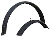 Firmstrong Beach Cruiser Bicycle Fender Set, Front/Rear, Black, 26