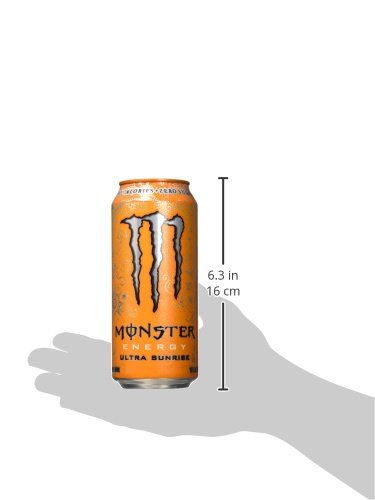 MONSTER ENERGY DRINK, ULTRA SUNRISE, 16 FL OZ