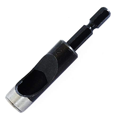 新潟精機(Niigataseiki) SK 六角軸皮抜きポンチ 12mm HMP-12 6.35mm軸