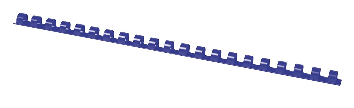Binding Combs Office Products A4 10mm (65 Sheets) 100 Pcs Blue/Presentation/Type-21 Rings/Kind-Spiral/Material-Plastic/Colour-Blue/Format-A4 / Size-10mm