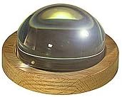 Magnabrite Dome 3.5 inch Magnifier with Round Oak Base, new