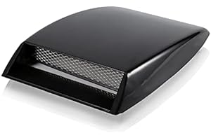 Bonnet Vent Cover, Universal Car Hood Simulation Decorative Air Outlet Car Decorative Air Flow Intake Scoop Bonnet Vent Stick