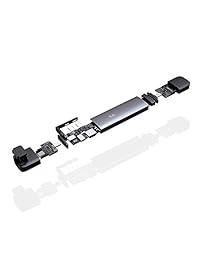 IIMII Pro Hub, adaptador modular USB tipo C para MacBook Pro 2016 2017 de 13 pulgadas y 15 pulgadas