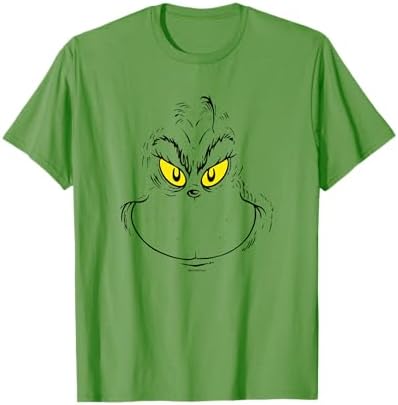 安*夫様 green clothing サイズXL Dr. Seuss How The Grinch Stole Christmas Big Face Adult Long