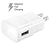 Galaxy S6 / Galaxy S7 / Fast Charger {Wall Charger + Car Charger + 2 Cables} Adaptive Fast Charging for UP to 50% FASTER CHARGING! by BOXGEAR Compatible With Samsung Products