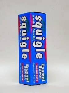 Squigle Squigle Enamel Saver Toothpaste, Peppermint, 12 Pack (4 oz. each)