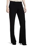 My Michelle Juniors Wide Waist Band 3 Button Tab Pant, Black, 3