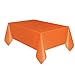 Orange Plastic Tablecloth, 108