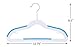 Finnhomy Extra Strong 30 Pack Plastic Hangers for Baby and Kids, Durable Children Clothes Hangers with Non-Slip Pads, Great for Any Baby Clothes, Blue