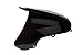 25 Hours Black Windshield Windscreen for Suzuki GSXR 600 GSX-R 750 01-03 GSXR 1000 01-02