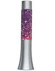 Lightahead® 13" Glitter Glow Lamp with Metal Base