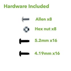 NavePoint 1U 19-Inch Fixed 4-Post Rack Mount Server