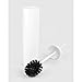 mDesign Toilet Bowl Brush and Holder for Bathroom Storage - White
