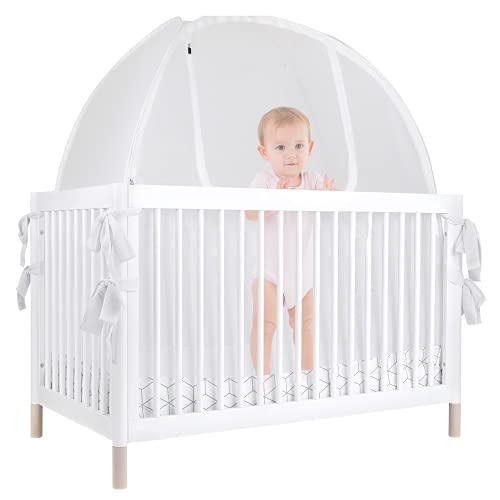 Pro Baby Safety Premium Pop Up Crib Tent, Crib Cover to Keep Baby from