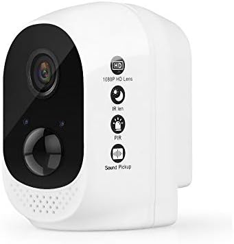 COL PETTI Smart Charging Camera Wireless Wifi Monitoring Comes With Battery Mobile Phone HD Network 1080P Night Vision Outdoor [Energy Class A]