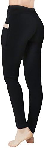 Women High Waist Inner Pocket Yoga Pants Active Workout Running Sports Leggings