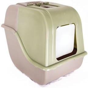 whisker city hooded cat litter pan