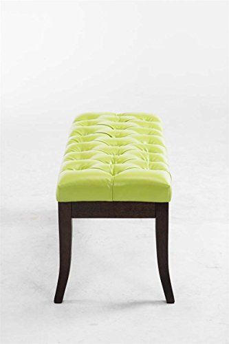 CLP-Panca-Design-Chesterfield-Ramses-in-Similpelle-Panchina-Ingresso-Imbottita-Capitonn-I-Panchina-Fondo-Letto-Elegante-I-Panca-Corridoio-Telaio-Legno-Scuro-Verde-100-x-40-x-45-cm