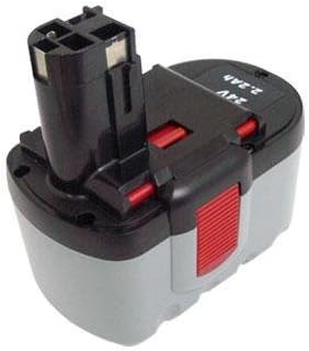 Replacement 24V 3.0 AH Ni-MH Battery for BOSCH B-8230, BAT030, BAT031, BAT240, BAT299, BH-2424, BTP1005