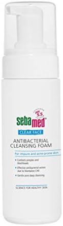 sebamed clear face antibacterial cleansing foam 150ml