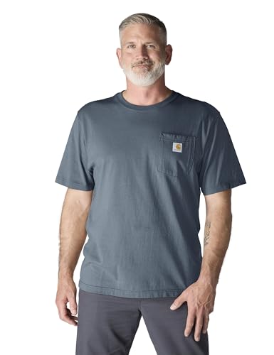Carhartt Mens Loose Fit Heavyweight Short-Sleeve Pocket T-Shirt