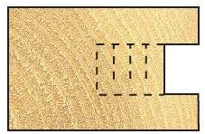 Trend CraftPro Slotting Router Cutter, 1/4 Inch Shank, 6.3mm Cutting Depth, 31.8mm Diameter, Tungsten Carbide Tipped, C145X1/4TC - Image 5