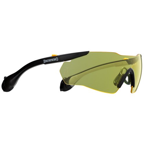 Browning Sound Shield Indoor/Outdoor Shooting Glasses, Large, Yellow