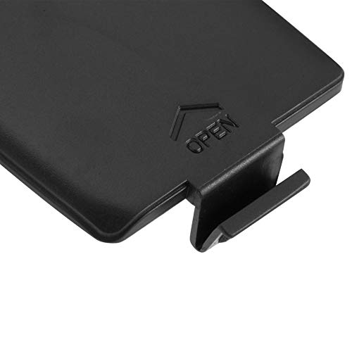 1 pair Replacement Battery Door Case Cover Lids for Sega Gamegear Console black