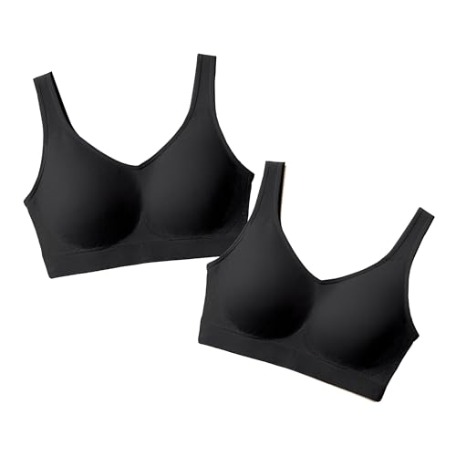 SHAPERMINT Wireless Bras for Women - Full Support Seamless Bralette, Compression Sports Bra, Wirefree Bra