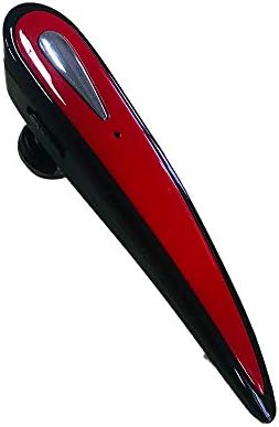 Landi V101 Bluetooth Headset,Bluetooth Earpiece Headphones for Cell Phones, Noise Cancelling Wireless Earpieces w/Mic for Business/Driving/Office, Compatible with iPhone/Samsung/Android (RED)
