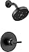 Delta Faucet Trinsic 14 Series Single-Function Shower Trim Kit with Single-Spray H2Okinetic Shower Head, Matte Black T14259-BL (Valve Not Included) primary