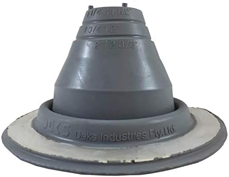 Gray EPDM Flexible Round Pipe Flashing 
