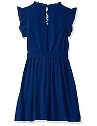 Amy Byer Vestido de blusa con volantes para niñas