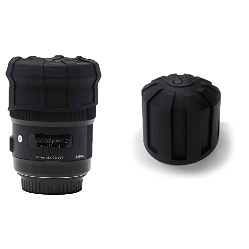 Digislider Universal Lens Cap - 60-110mm Silicone Camera Lens Cover, Scratch Proof, Waterproof & Shockproof (Pack of 4)