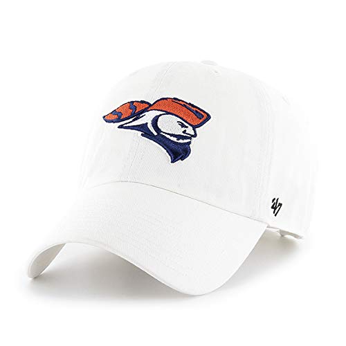 NCAA Carroll Pioneers Mens '47 Clean Up Adjustable Hat'47 Clean Up Adjustable Hat, White, One Size Image