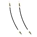Greenten 3/4 4/4 Violin Nylon Fiddle/Violin Tailpiece Gut Cord with Brass Screw Replacement Tailgut Tailcord, 2Pcs