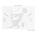 WINOMO Funny Car Stickers High Gas Consumption Decal Fuel Gage Empty Stickers (White)