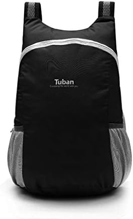 Lolittas Travel Hiking Small Backpack School Bag for Women Girls,Fashion Lightweight Shoulder Crossbody Sling Slim Strap (Black)