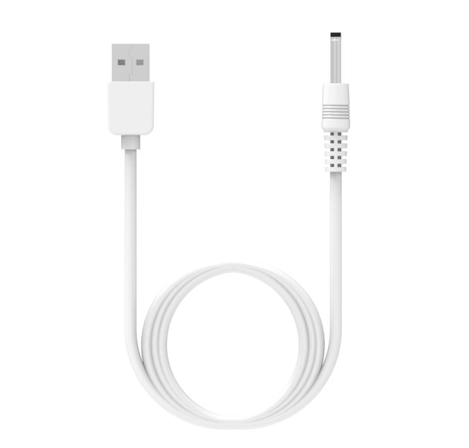 Chofit Replacement Charger Compatible with ​WOMANIZERs Pro40 Charger, 3.3ft/1M Pin Charging Cable Cord for Models Pro/W500, 2Go, Pro40, and +Size, White